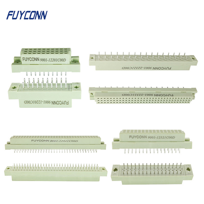 ขั้วต่อยุโรปหญิง PCB ขั้วต่อตรง DIN 41612 ขั้วต่อยูโรการ์ด