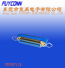 2.16mm pitch 50 Pin Centronic Receptacle ตัวเชื่อมต่อ Right Angel PCB รับรอง UL